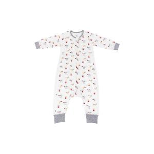 Nest Design Bamboo Pima Long Sleeve Sleep Suit 0.6 TOG - Squirrely 2.5T-4T