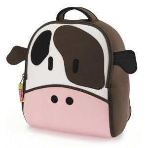 DabbaWalla Machine Washable Preschool Backpack - Holy Cow