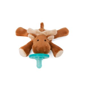 WubbaNub 悬挂式毛绒玩具安抚奶嘴- 麋鹿