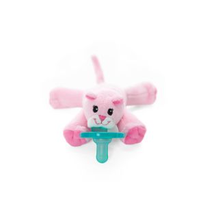 WubbaNub 悬挂式毛绒玩具安抚奶嘴- 粉红猫