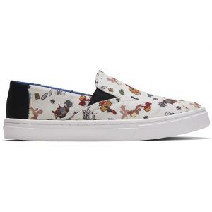 TOMS x MARVEL Luca Antique White Marvel How to Print - Youth 4.5 (23.5cm)