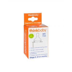 Thinkbaby A阶段 防胀气硅胶奶嘴 0-6 个月