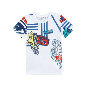Kenzo Kids Boys Wax Multi-design T-Shirt - 5A