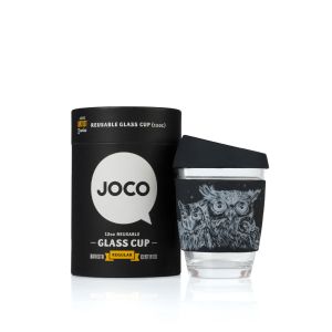 JOCO Artist Glass Reusable Coffee Cup - Jen Labo 12oz