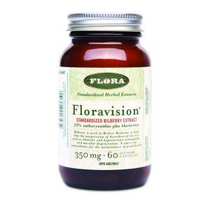 Flora Floravision越橘護眼膠囊 350mg 60粒