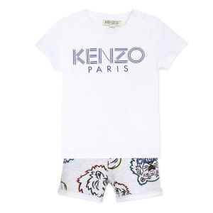 Kenzo Disco Jungle TB Jalel T-shirt & Pant - Light Marl - 1A