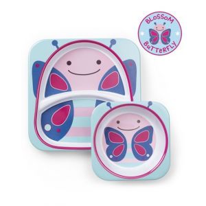 Skip Hop Zoo Melamine Set-Butterfly