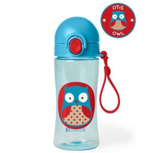 Skip Hop Zoo Lock Top Sports Bottle-Owl 14oz