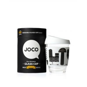 JOCO Artist Glass Reusable Coffee Cup - Adrian Knott 12oz