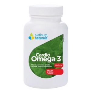 Platinum Naturals Cardio Omega 3 800mg Heart 60 Softgels