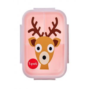 3 Sprouts Bento Box - Deer Pink