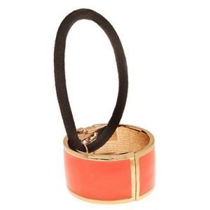 L.Erickson Atelier Enamel Cuff Pony Coral - Gold