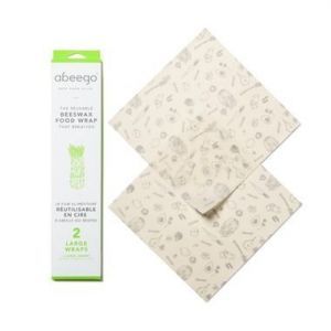 Abeego Beeswax Food Wrap 2 Large Wraps