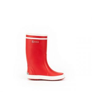 Aigle Little Kid's Lolly Pop Rubber Boots Rouge/Red/Blanc/White 