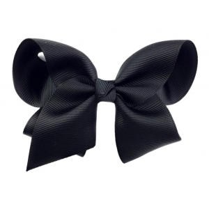 Baby Wisp d - Baby Wisp - Pinch Clip - Americana 4'' Bow - Black