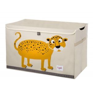 3 Sprouts Toy Chest leopard