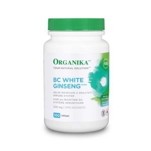 Organika BC White Ginseng 500mg 100Capsules