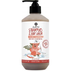 Alaffia Baby & Kid's Shampoo & Body Wash Coconut Strawberry 475ml