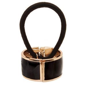 L.Erickson Atelier Enamel Cuff Pony Black - Gold