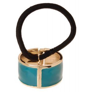 L.Erickson Atelier Enamel Cuff Pony Aqua - Gold