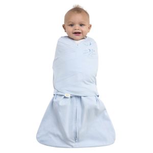 HALO SleepSack Swaddle - Single Pack 100% Cotton TOG: 1.5 Blue