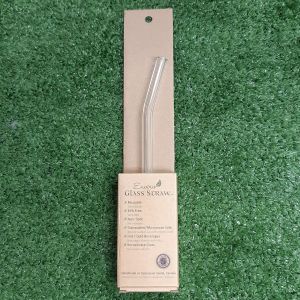 Enviro Glass Straw Bent Single 9.5x8inch