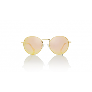 WINKNIKS PARKER Shiny Gold Stainless Steel Frame - Cotton Candy Mirror Lens