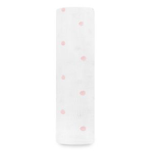 Aden & Anais Classic Swaddle Single in Box - Lovebird Rose Water Dot