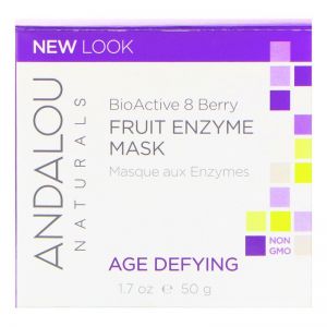 ANDALOU naturals BioActive 8 Berry Fruit Enzyme Mask Age Defying 50g -Dry and Sensitive Skin