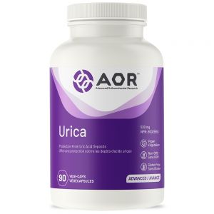 加拿大AOR Urica 降尿酸痛风胶囊 530毫克 90粒  增加尿酸排泄  降低痛风发作