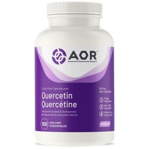 AOR Quercetin 檞皮素/洋蔥素 500mg 100Vcaps