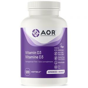 AOR Vitamin D3 120 VSoftgels