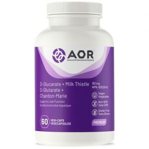 AOR D-Glucarate + Milk Thistle 60 VegiCaps