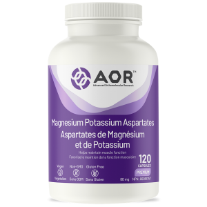 AOR Magnesium/Potassium Aspartates 120 VegiCaps