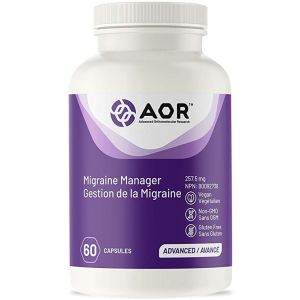 AOR Migraine Manager 60 VegiCaps