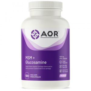 AOR MSM + Glucosamine 100 VegiCaps