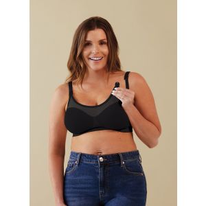 Bravado Designs The Body Silk Seamless Sheer Nursing Bra - Black Size S