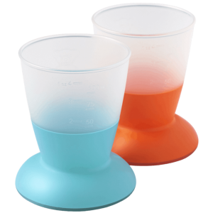 BabyBjorn Cup-Orange/Turquoise 2Pck