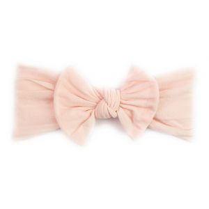 Baby Wisp - Headband - Nylon Bow - Ballet Pink