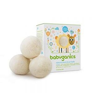Babyganics Natural Wool Laundry Dryer Balls 3-Pack