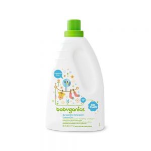 Babyganics Plant-based 3x Laundry Detergent Fragrance Free 60 Loads 1.77L
