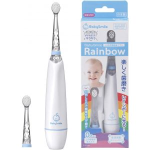 BabySmile Rainbow Electric Toothbrush Set 0+