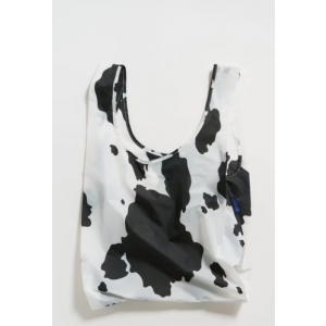 Baggu Standard Reusable Bag  - Black & White Cow @