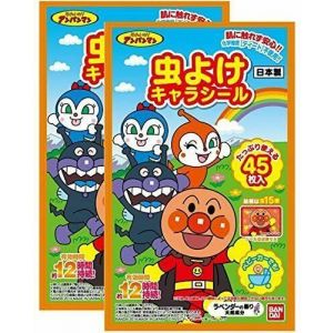 BANDAI Mosquito and Insect Repellent Stickers- Anpanman 45 sheets
