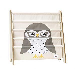 3 Sprouts Book Rack owl