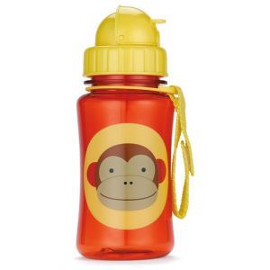 Skip Hop Zoo Straw Bottle 12 oz -Monkey