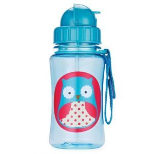 Skip Hop Zoo Straw Bottle 12 oz -Owl