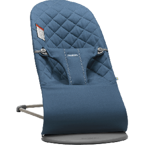 BabyBjorn Bouncer Bliss - Midnight Blue Cotton