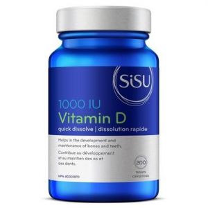 SISU Vitamin D 1000IU 200 tablets