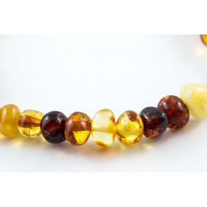 Healing Hazel Baby Necklace Polished 10 1/2" 100% Certified Balticamber
